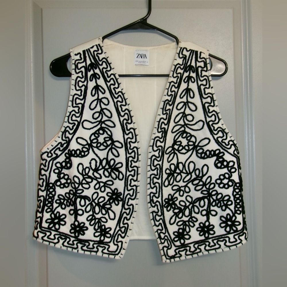 Zara Embroidered Vest